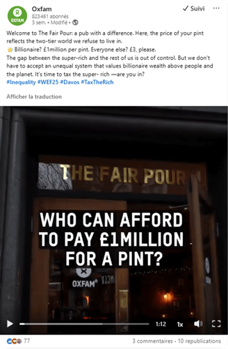 Oxfam pub
